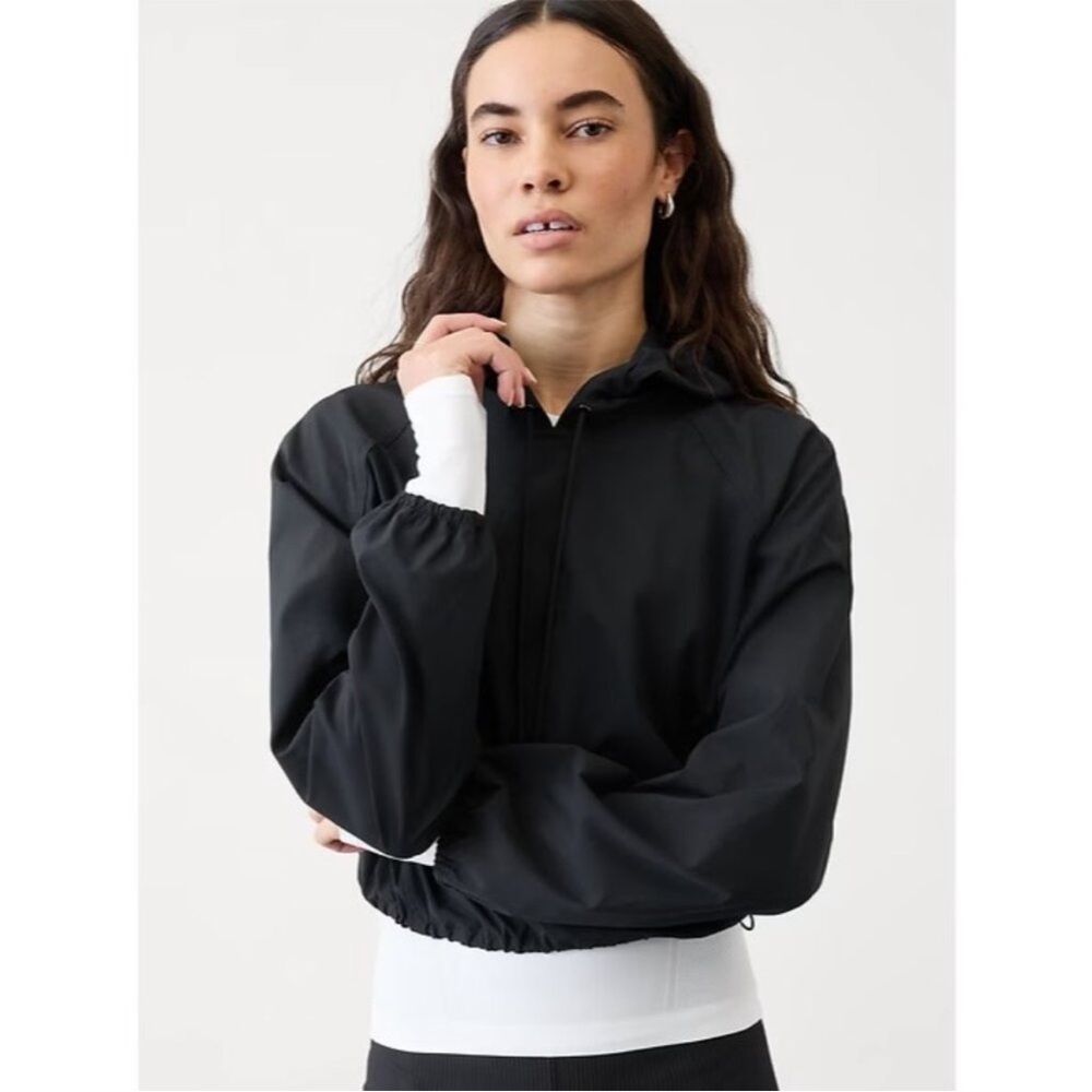Athleta Middy Cropped Hoodie